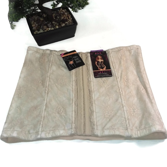 Gaine Ventre Plat Maidenform Waist Nipper – 3X, Ivoire, Contrôle Ferme, NWT